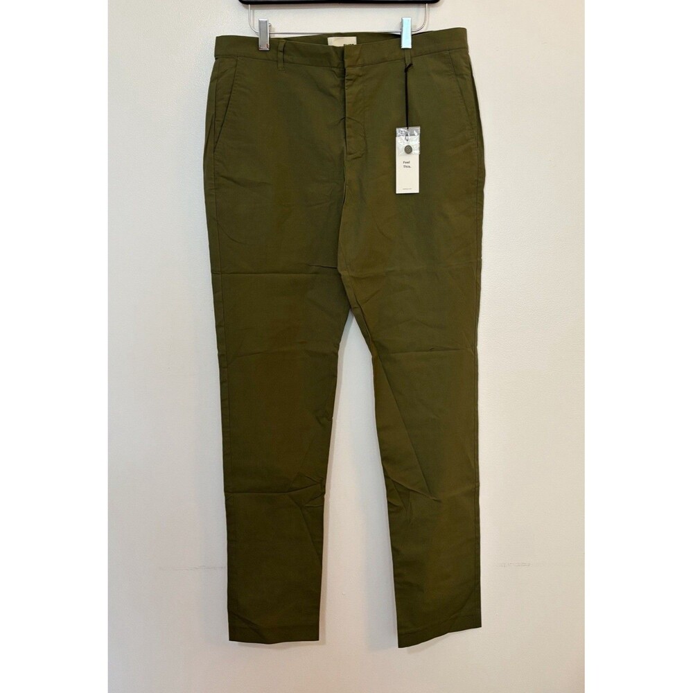 Swet Tailor All In Pants Men’s Size 33x32 Stretch Cotton Spandex Green